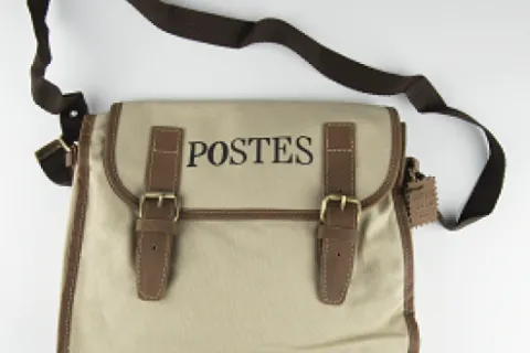 Besace petit modèle beige