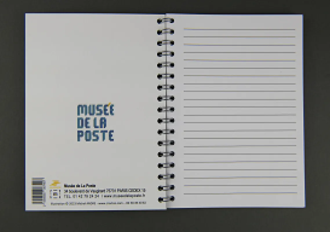 Vue 2 – Petit carnet A6 à spirale 4L