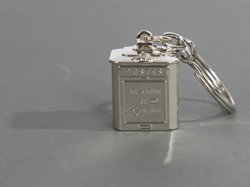 Vue 1 – Porte clefs boîte aux lettres 1918